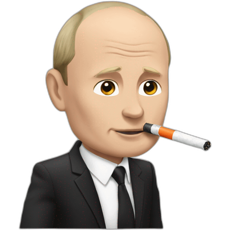 based putin smoking a juul vape emoji