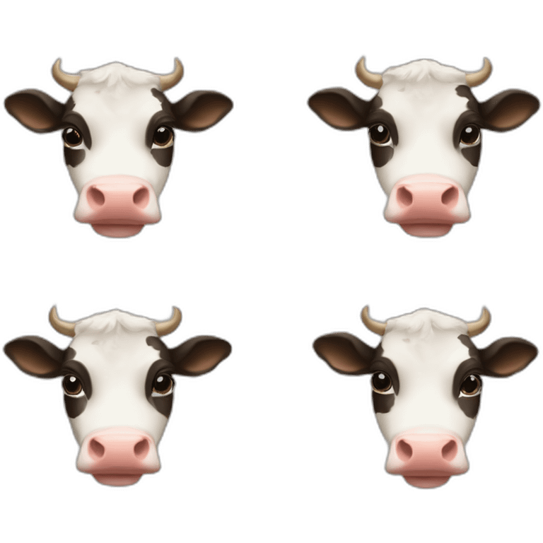 Cow triplets emoji