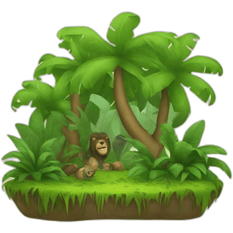 jungle emoji