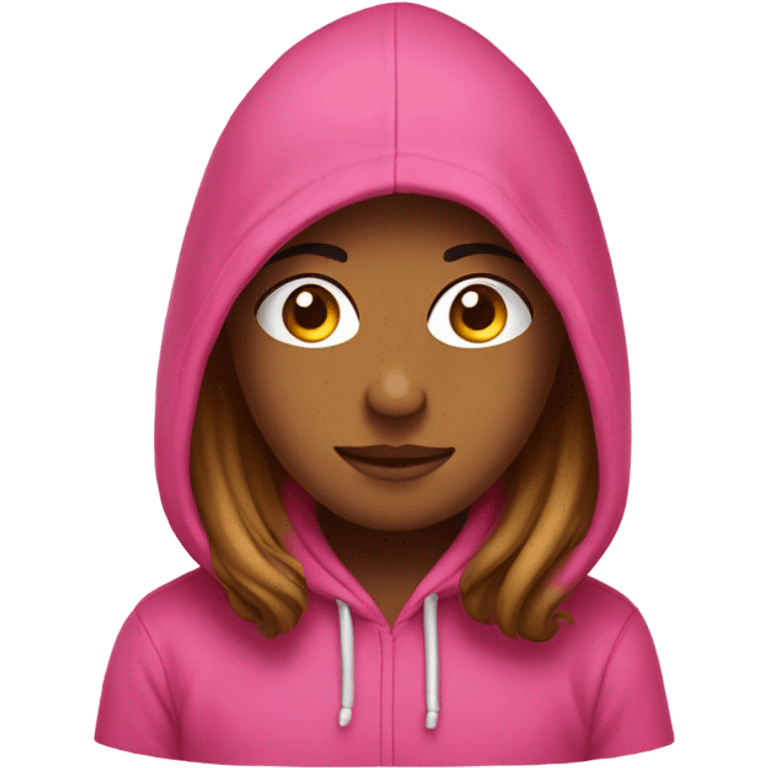 Pink hoodie  emoji