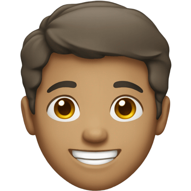 smiling light-skinned male portrait emoji