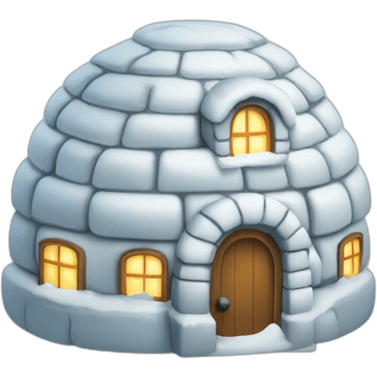 igloo christmas vibe emoji