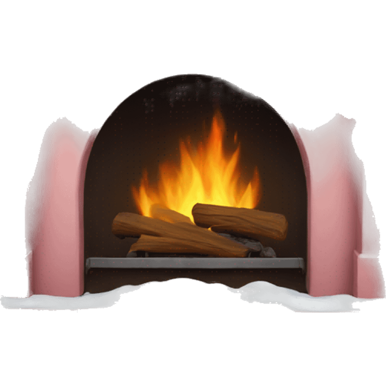 Winter Pink FirePlace emoji