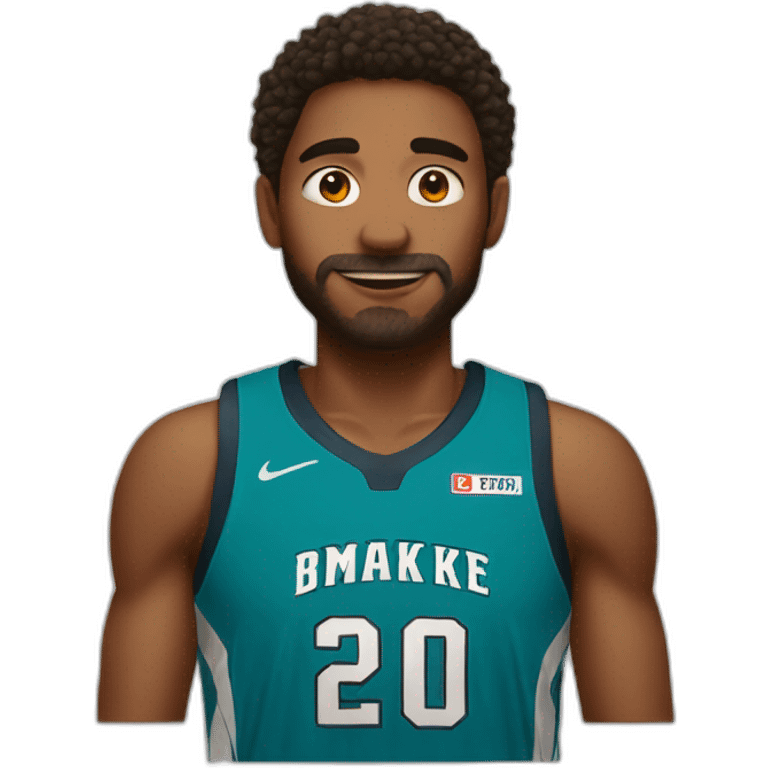 a basketball player face emoji