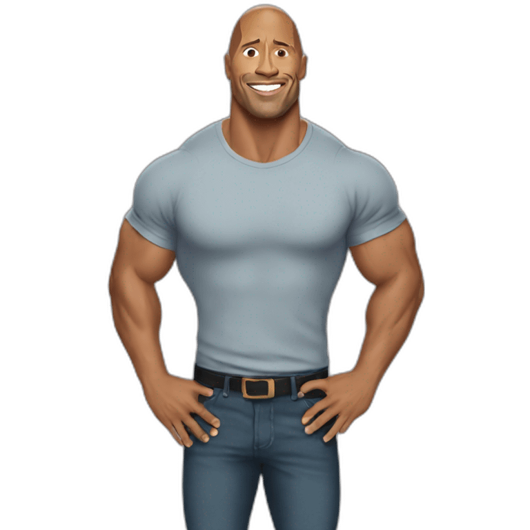 Dwayne Johnson emoji