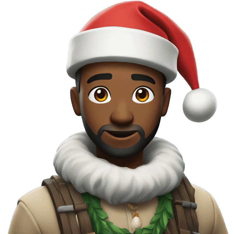 Christmas Fortnite character emoji