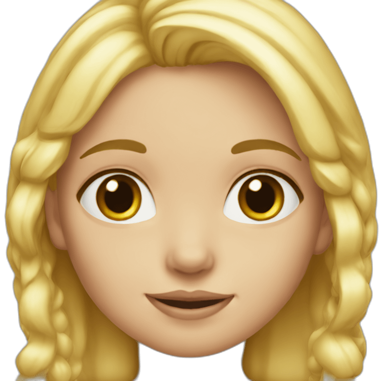 Three-year-old-blonde-white-girl emoji