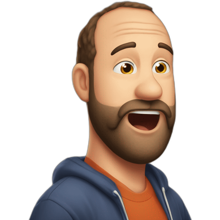 tom segura kissing bert kreischer emoji