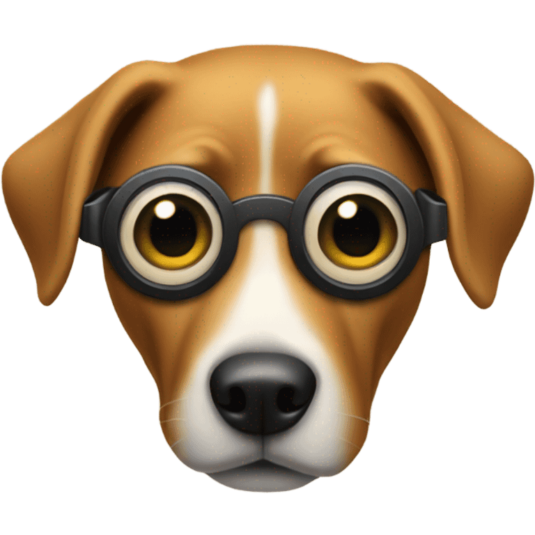 Dog spy emoji