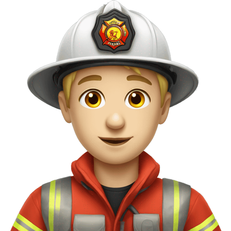 young firefighter from ukraine emoji