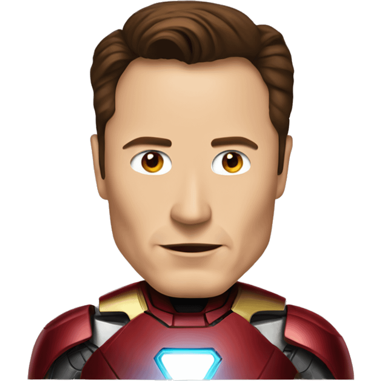 Elon Musk as Iron Man emoji