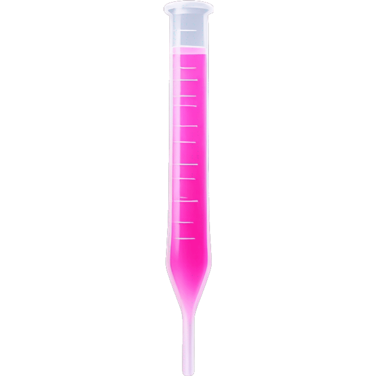 Pink lab pipette p1000 emoji