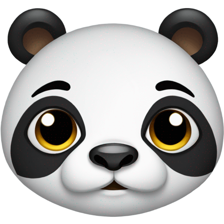 cute panda face  emoji