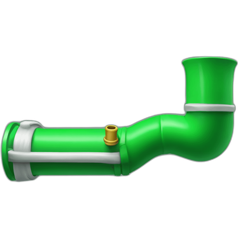 green pipe with sleeping Z's emoji