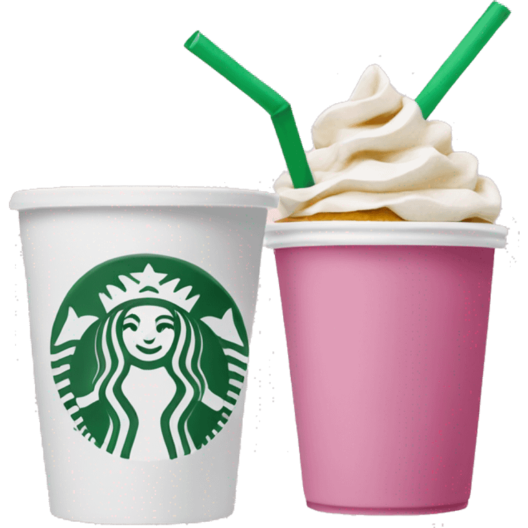 Pink Starbucks  emoji