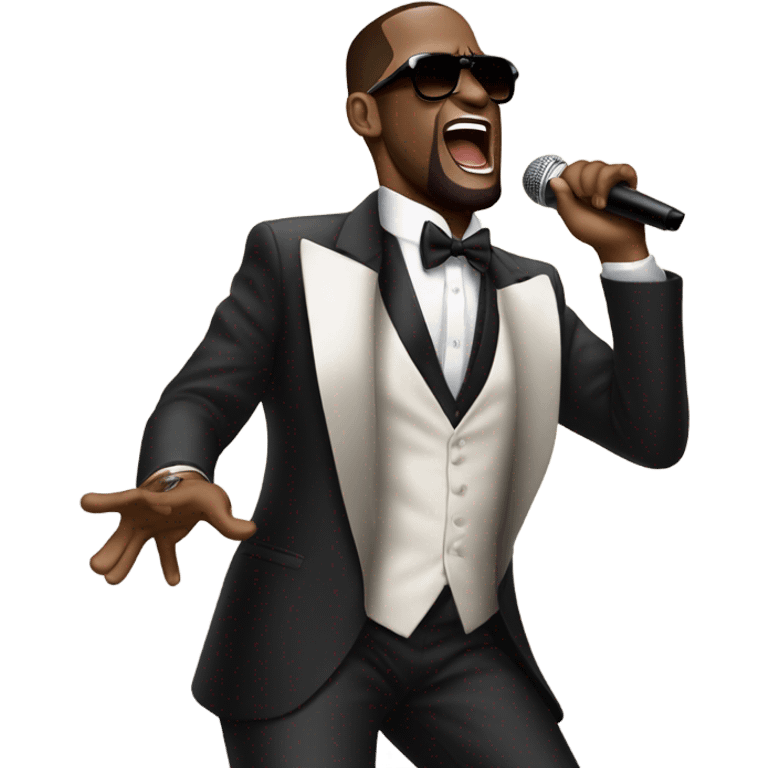 R. Kelly singing  emoji