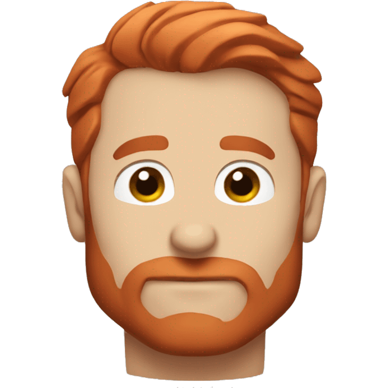 Superman with red hair and scruffy beard emoji