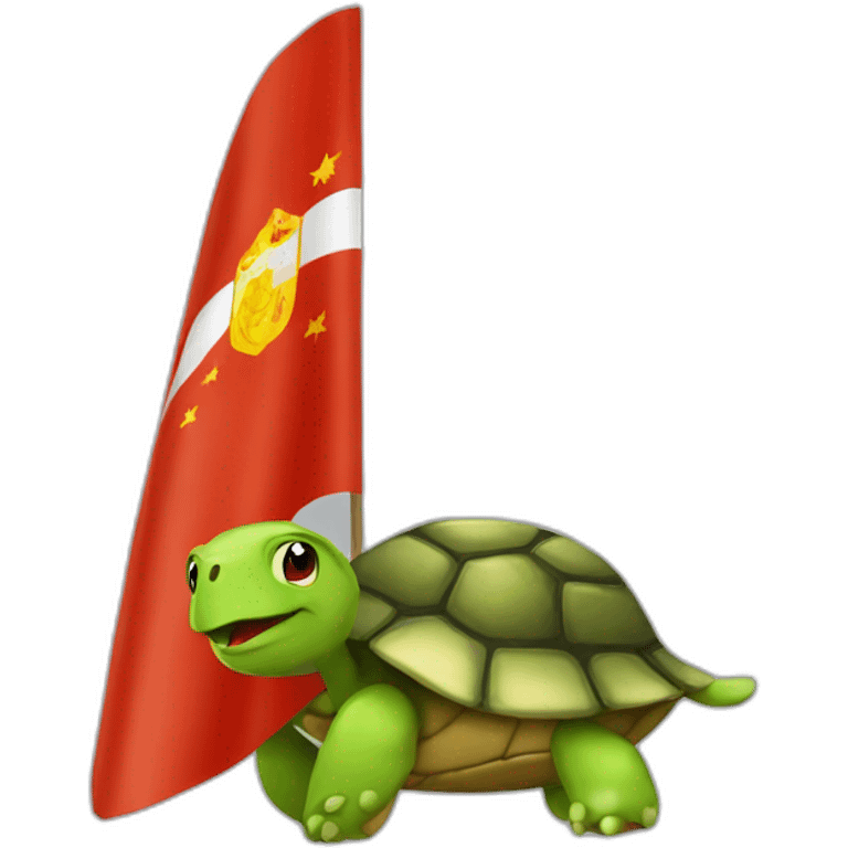 Turtle USSR flag emoji