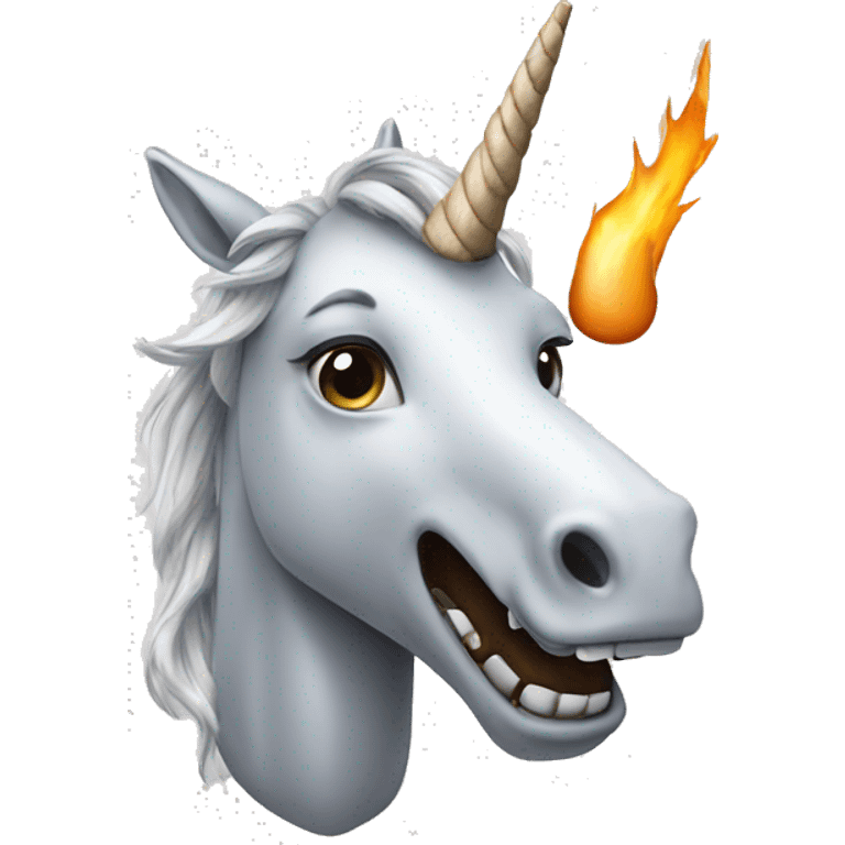 Einhorn mit Zigarre emoji