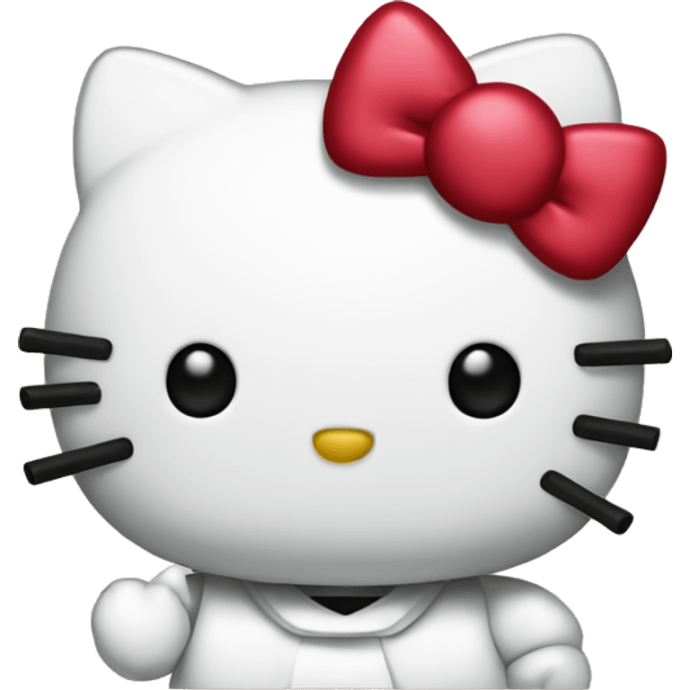 Hello kitty with cigar emoji