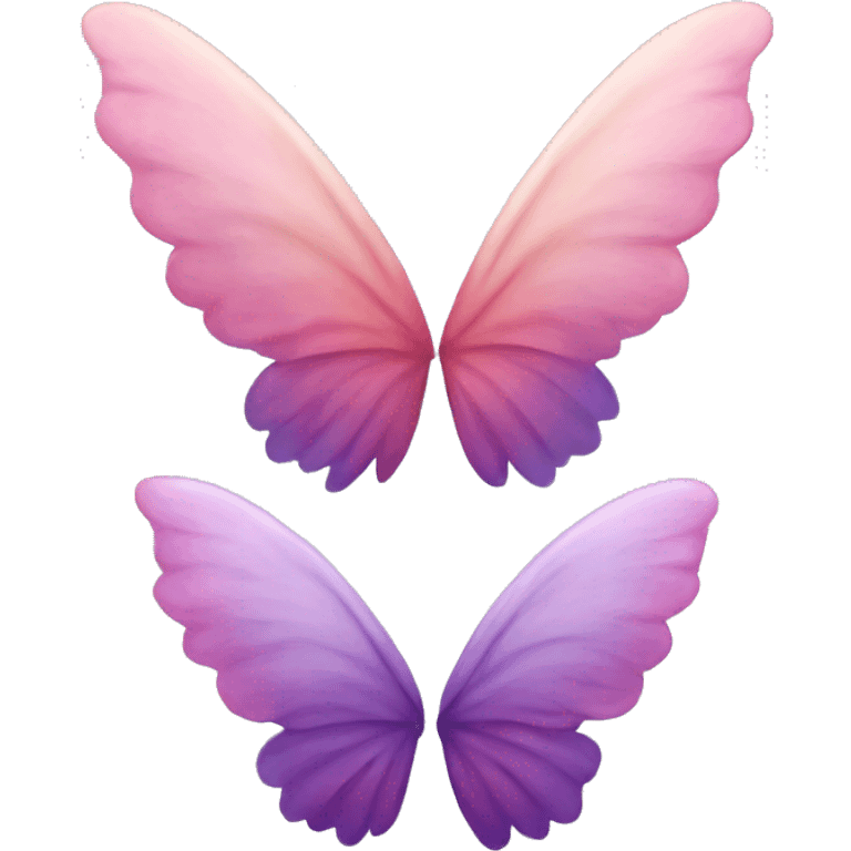 Fairy wings ombre emoji