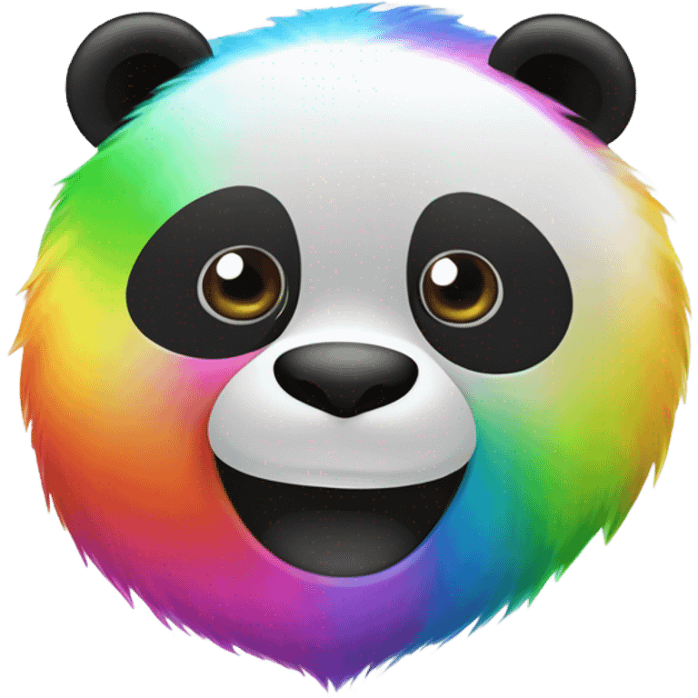 rainbow panda  emoji