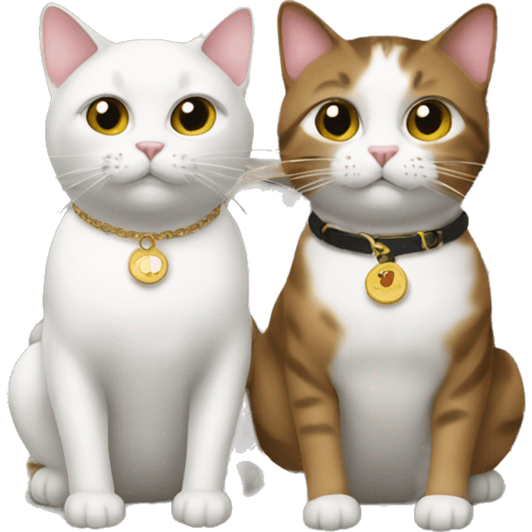 2 cats in paris emoji