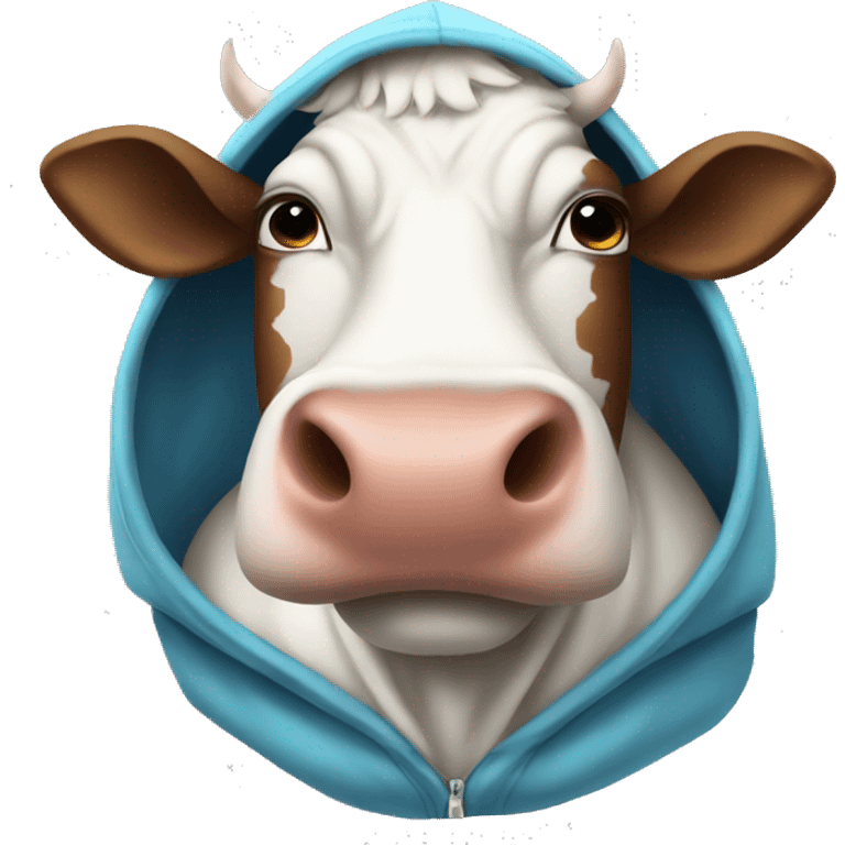 Cow In A Hoodie  emoji