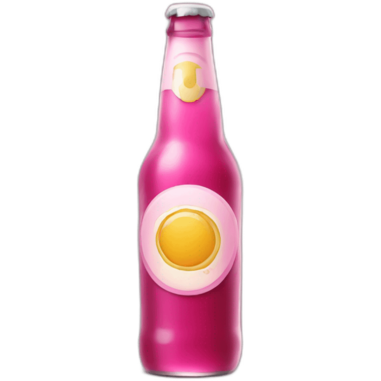 Pink Bottle beer emoji