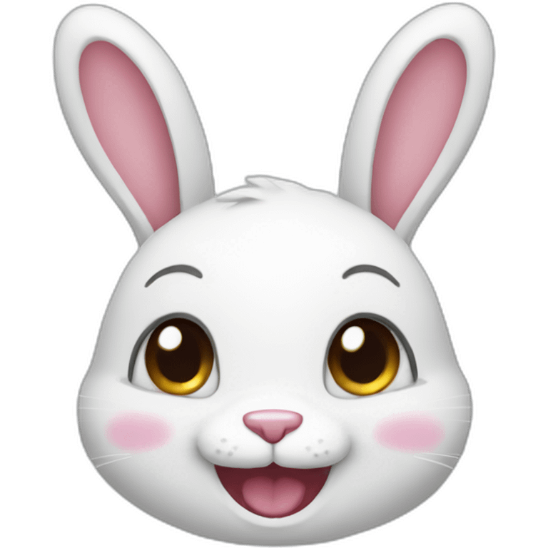 bunny smiling emoji