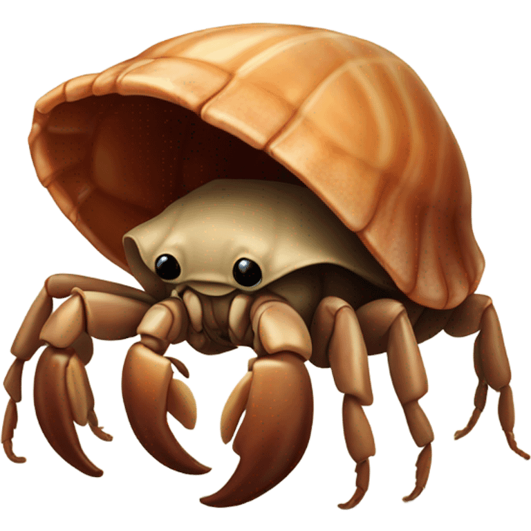 Sad hermit crab emoji