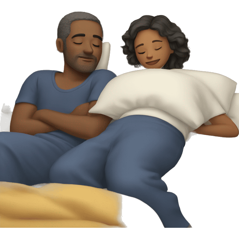 Couple napping emoji