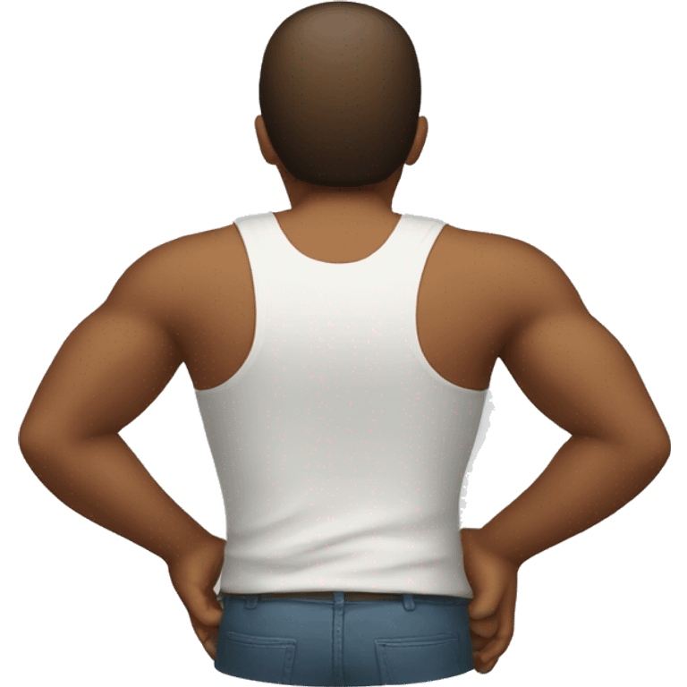 A big back emoji