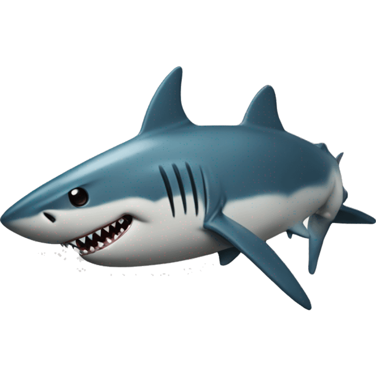 kai centat as a shark on a plate emoji