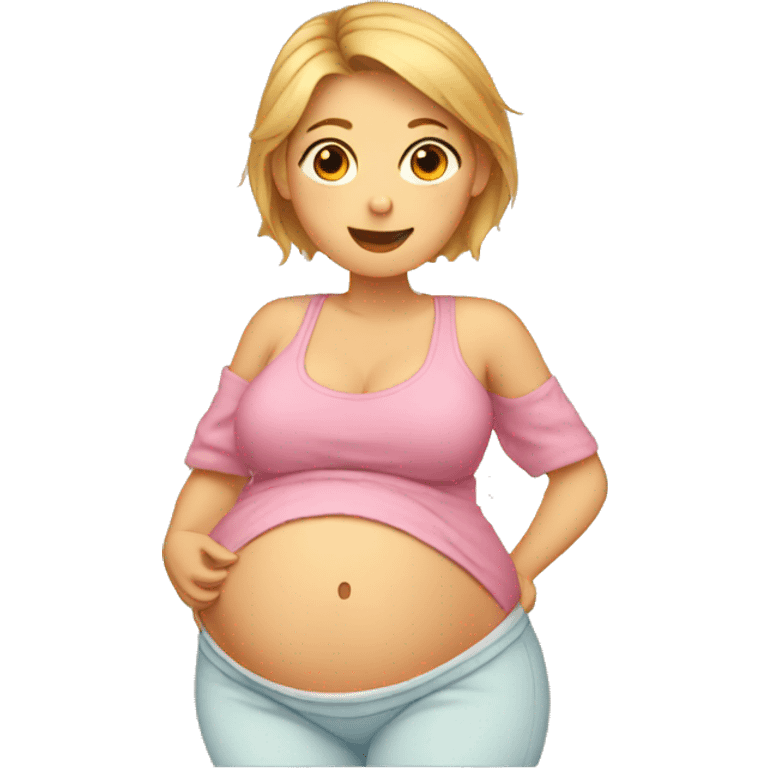 Pregnant belly emoji