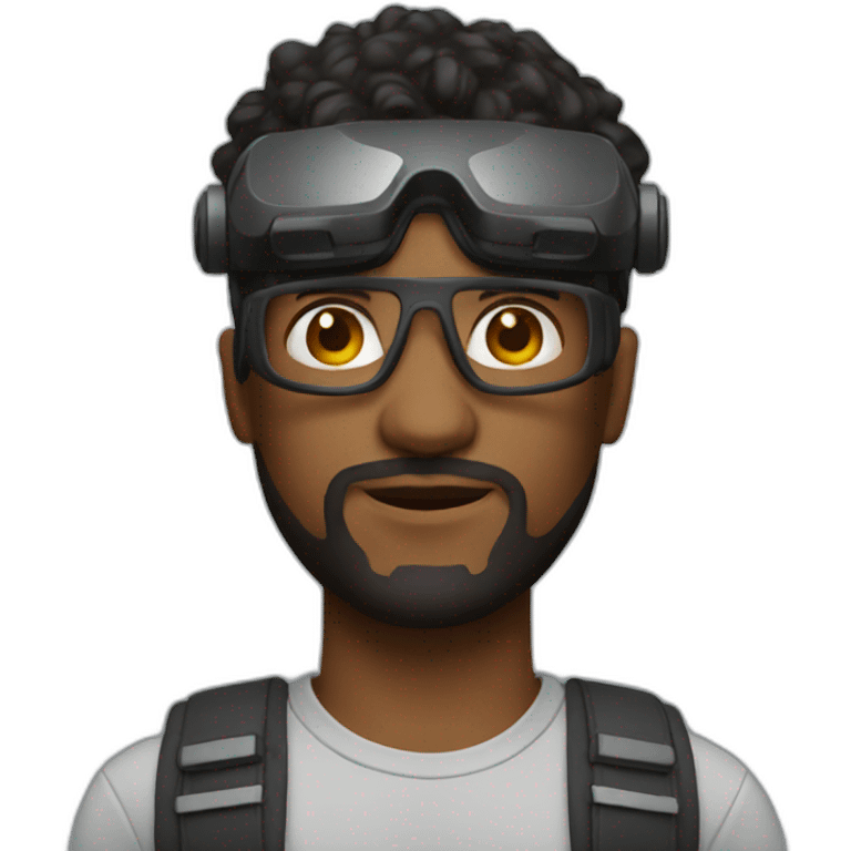 Male VR designer emoji