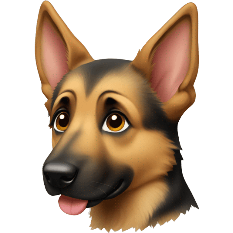 German shepherd puppy emoji