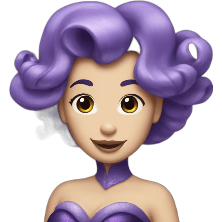 ursula, little mermaid emoji