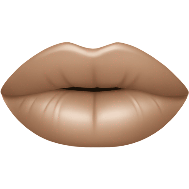 beige lip gloss emoji