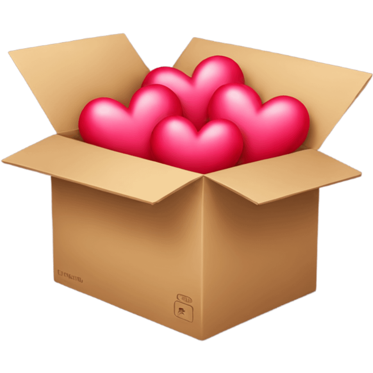 Box with hearts  emoji