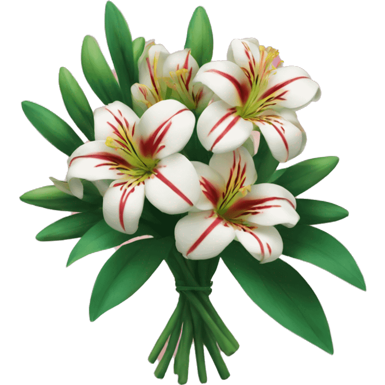 bouquet of alstroemeria emoji