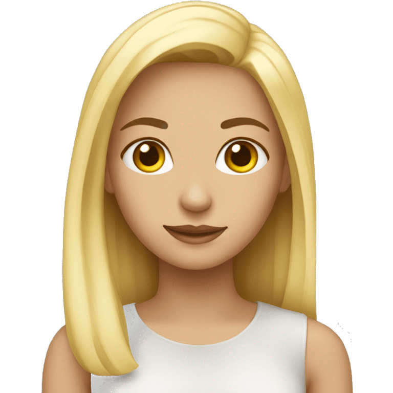 girl blonde emoji