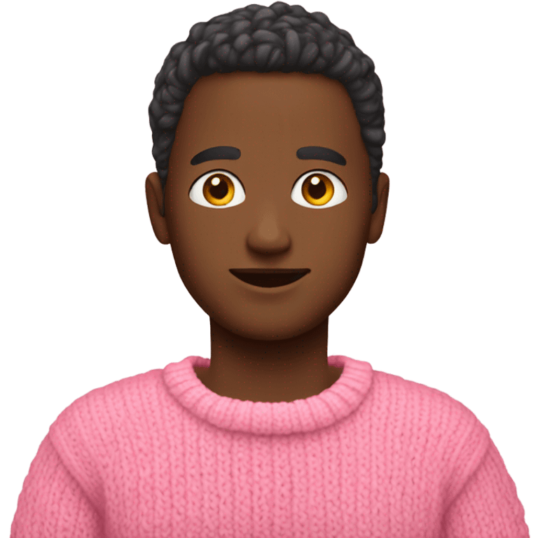 A pink sweater emoji