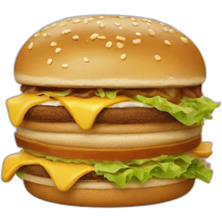 Rotten big mac emoji