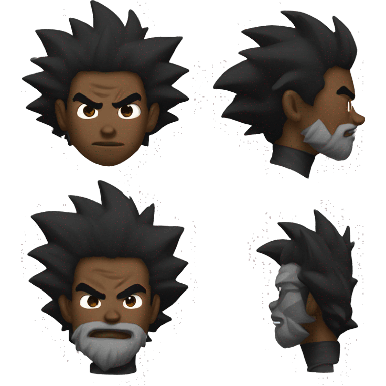 Black Goku emoji