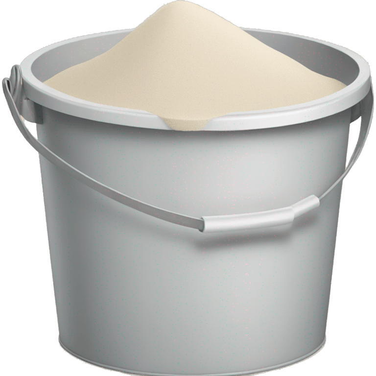 white sand in a pail emoji