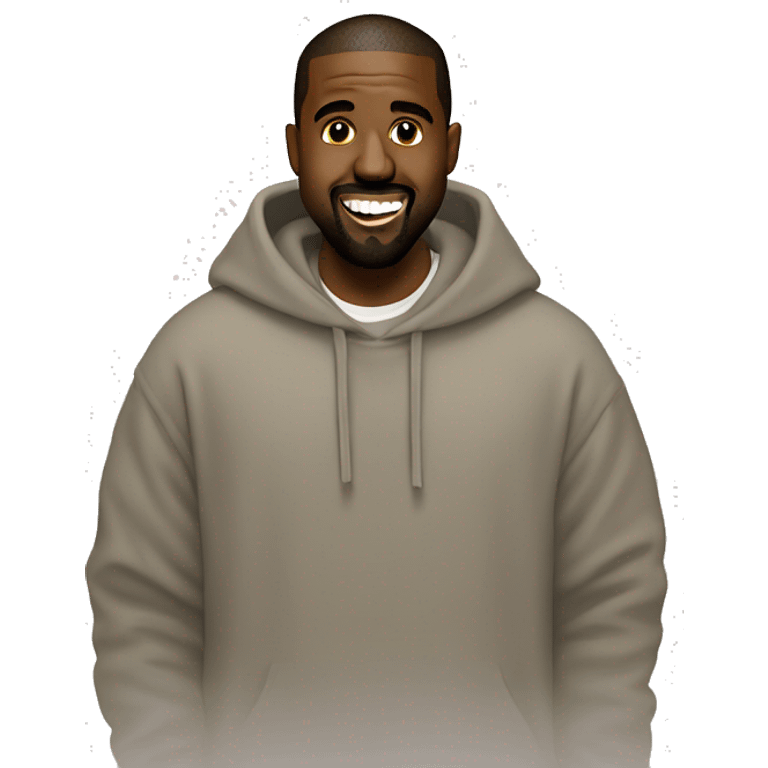 Kanye west smiling  emoji