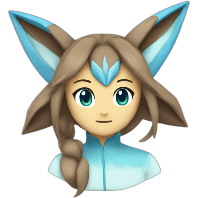 Glaceon Pokemon ears emoji