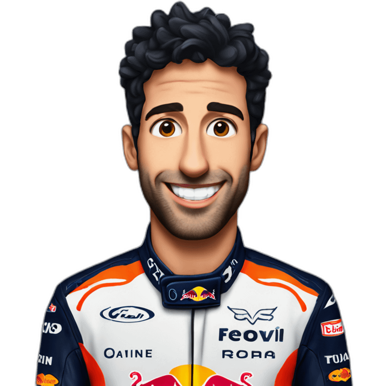 Daniel Ricciardo red bull emoji