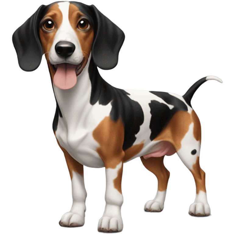 Cow weiner dog emoji